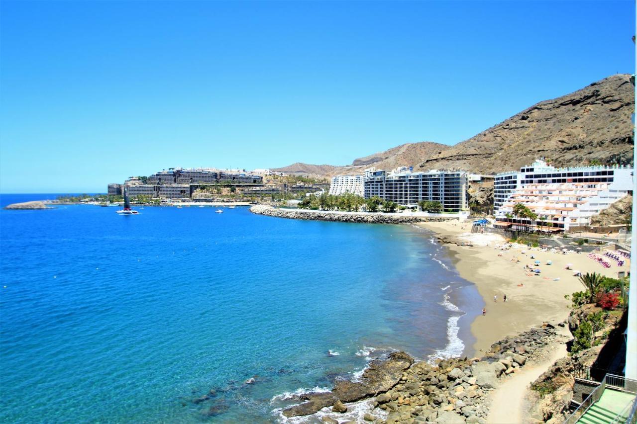 Studio In Top Lage Direkt Am Strand Arguineguin Bagian luar foto