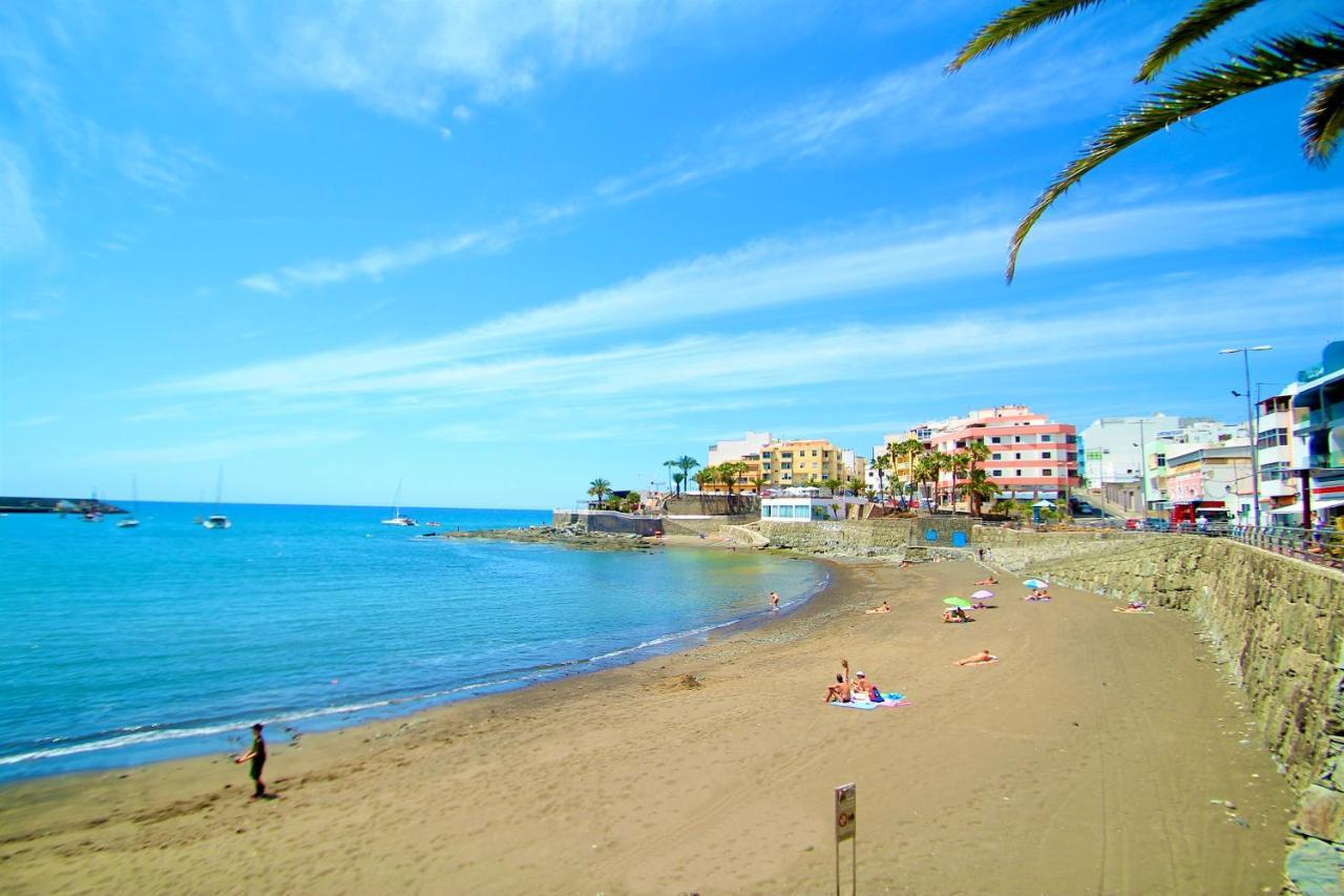 Studio In Top Lage Direkt Am Strand Arguineguin Bagian luar foto